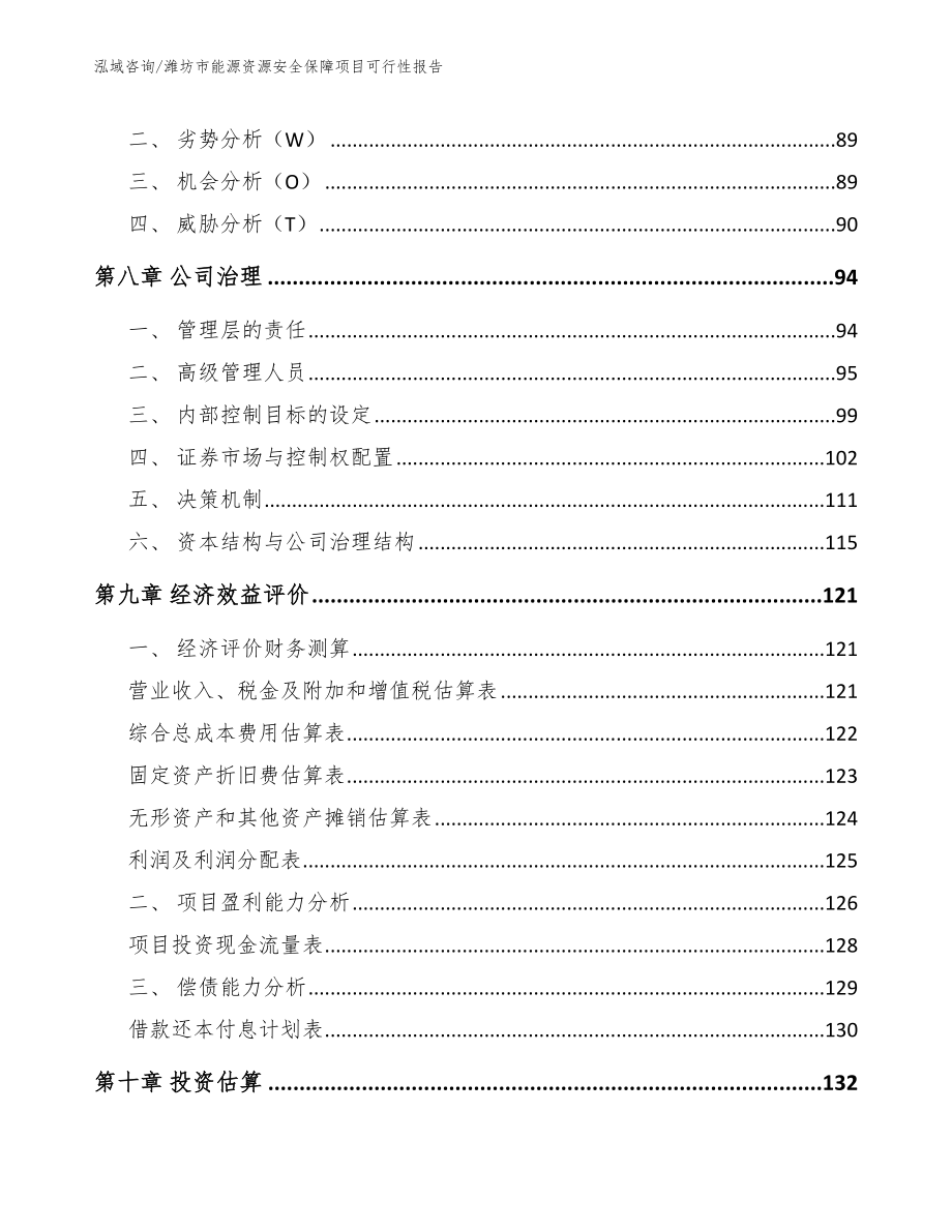潍坊市能源资源安全保障项目可行性报告_第4页