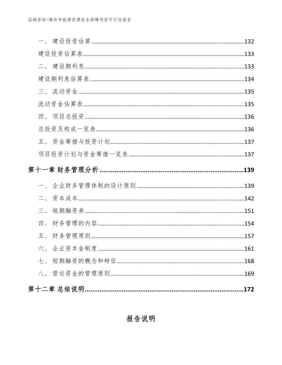 潍坊市能源资源安全保障项目可行性报告_第5页