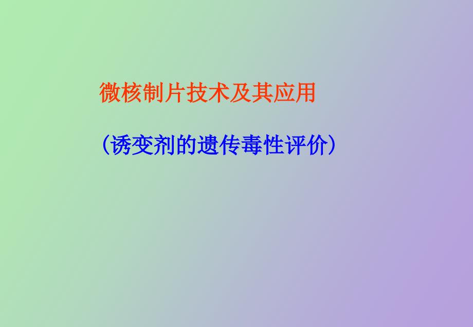 遗传毒性评价_第1页