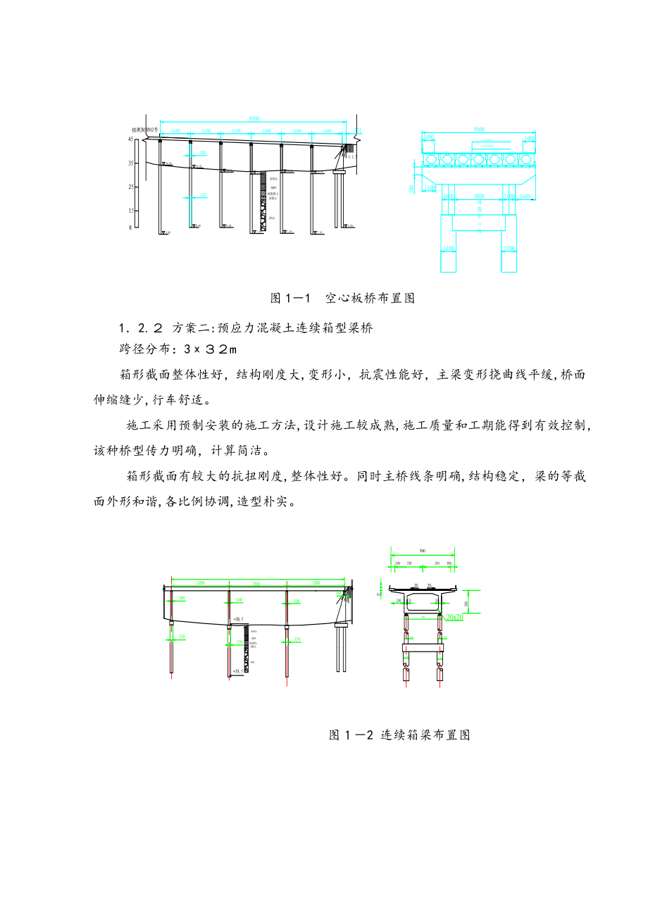 桥梁工程毕业设计：预应力混凝土空心板桥_第2页