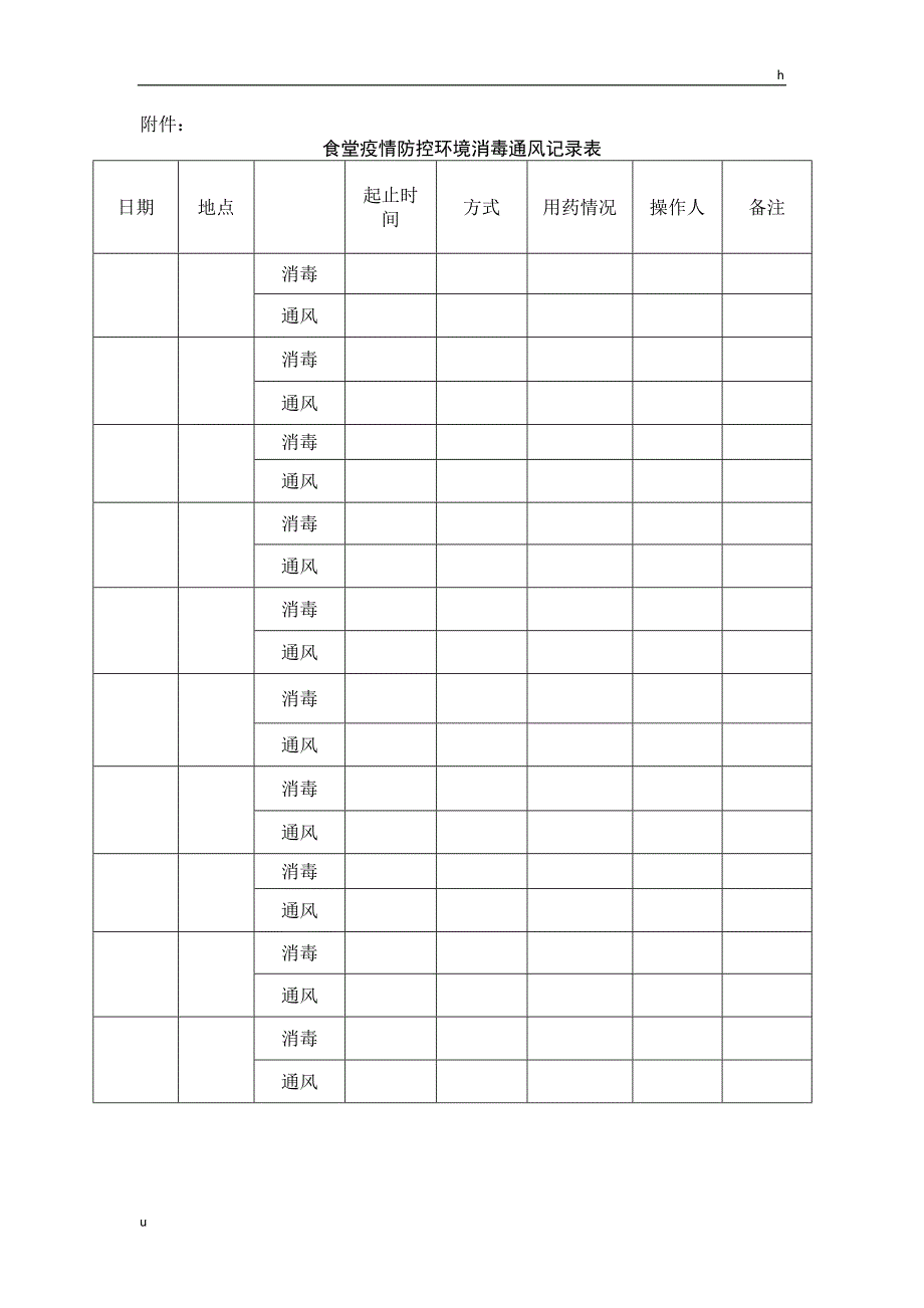 食堂疫情防控消毒通风管理办法_第3页