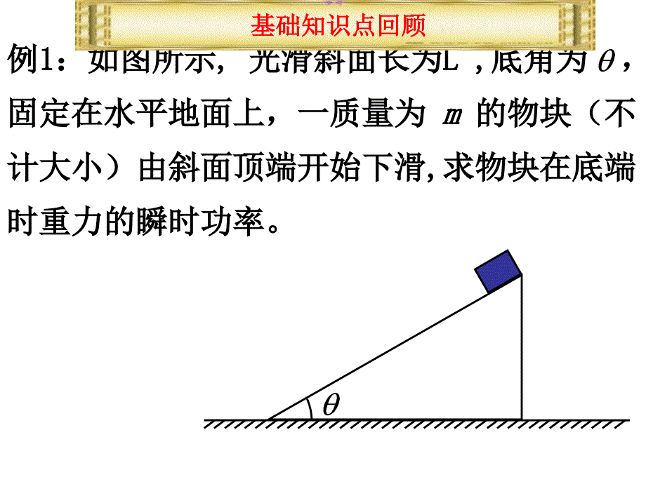 例1质量为m的物体静止在倾角为的斜面上课件_第4页