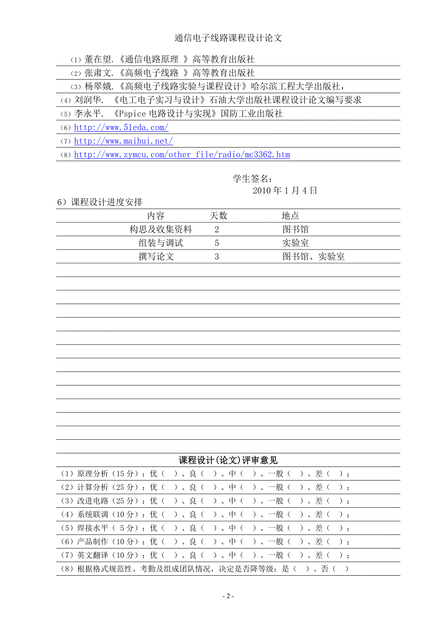 通信电子线路论文_第2页