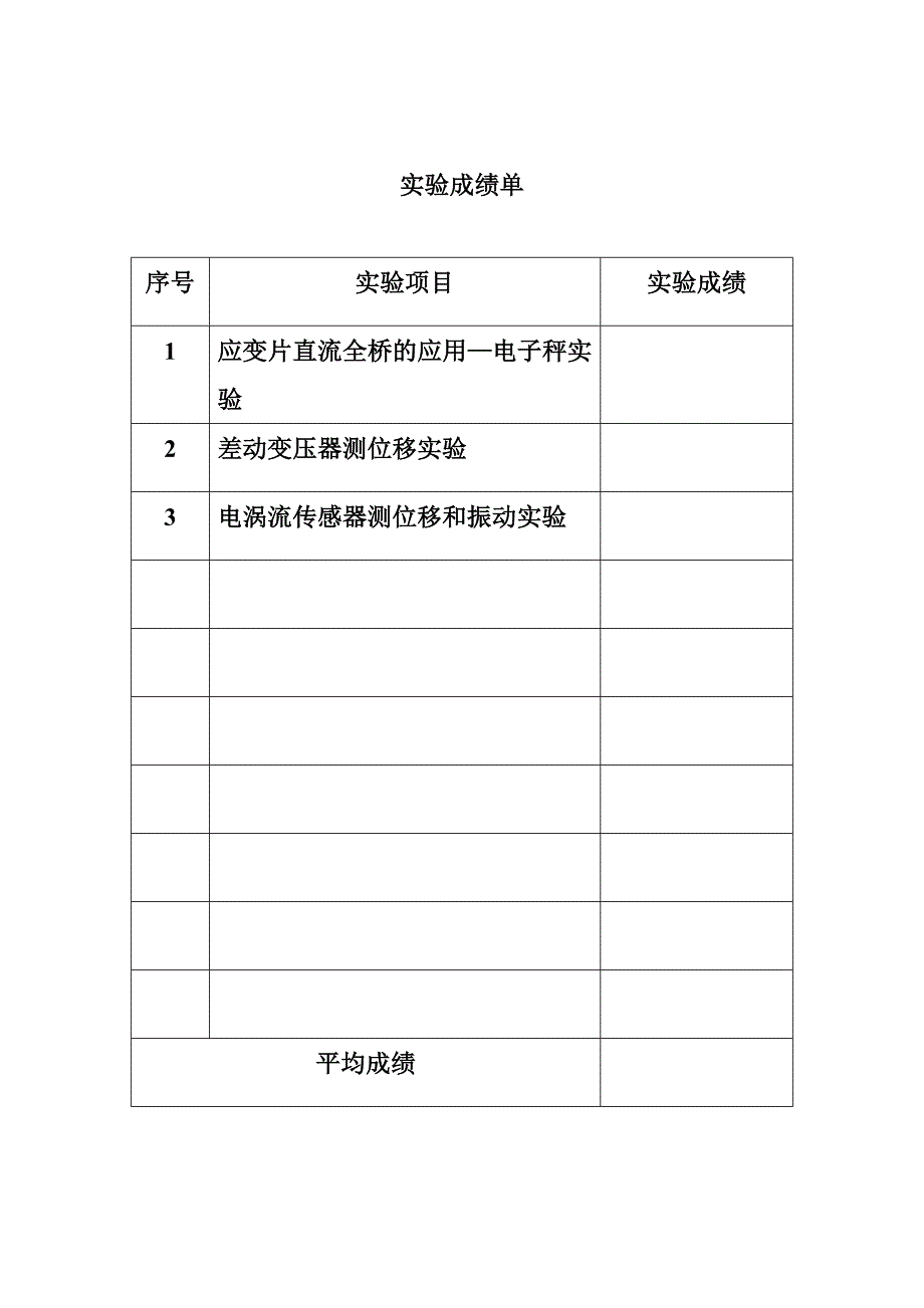 传感器原理及应用实验报告册机制_第4页