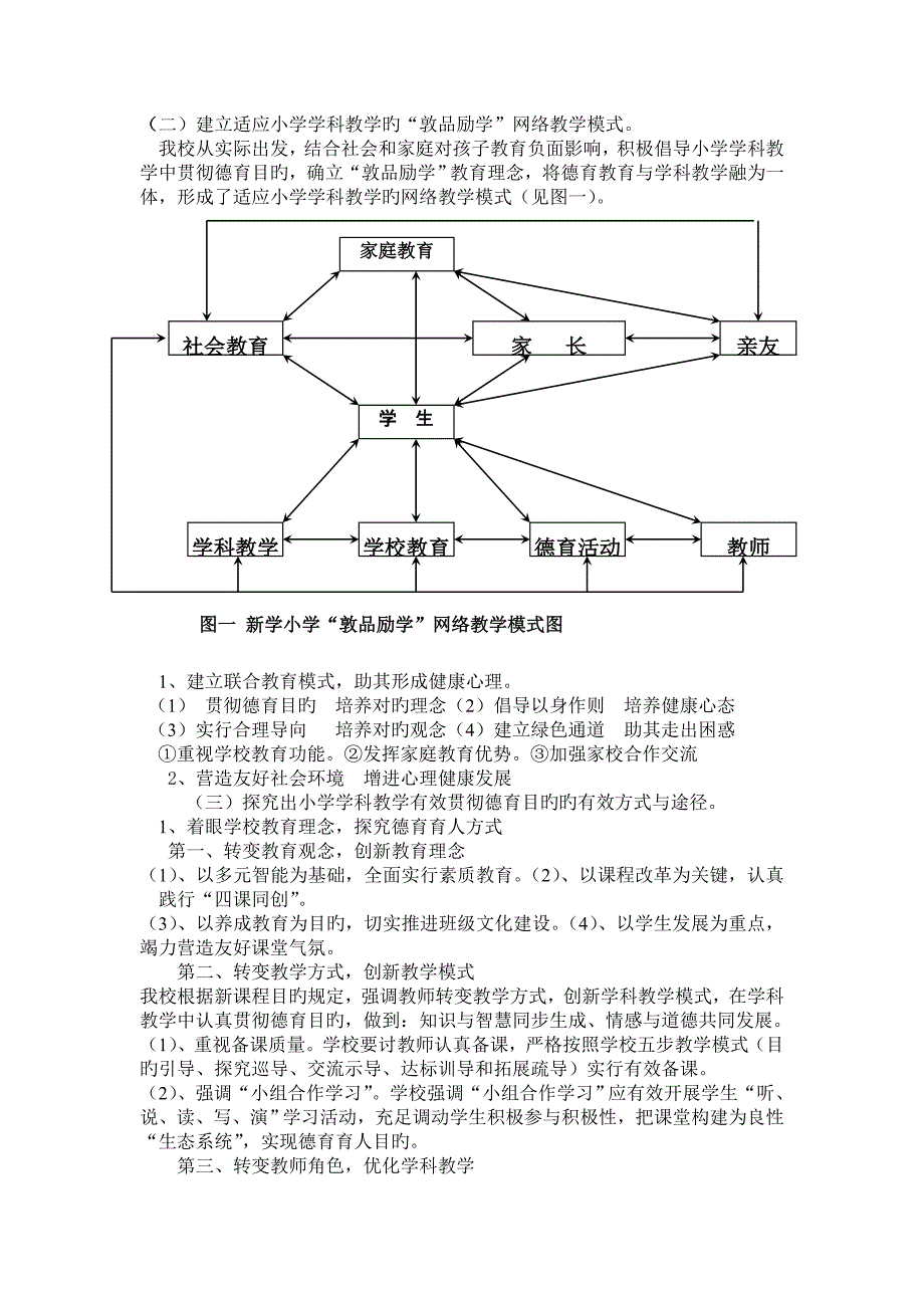 小学学科教学中落实德育目标方式与途径的探究成果报告_第2页