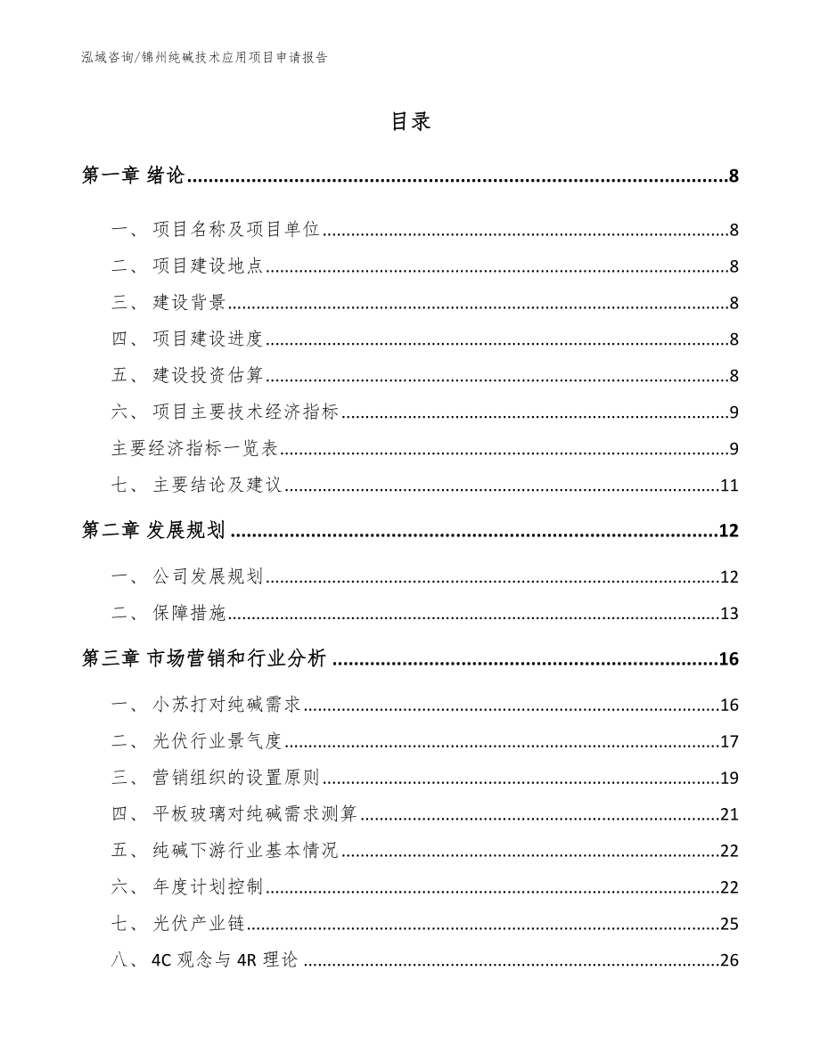 锦州纯碱技术应用项目申请报告_第2页