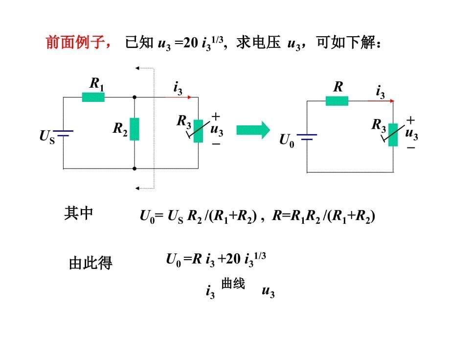 高等电路理论与技术PPT课件02非线性电阻电路分析方法_第5页