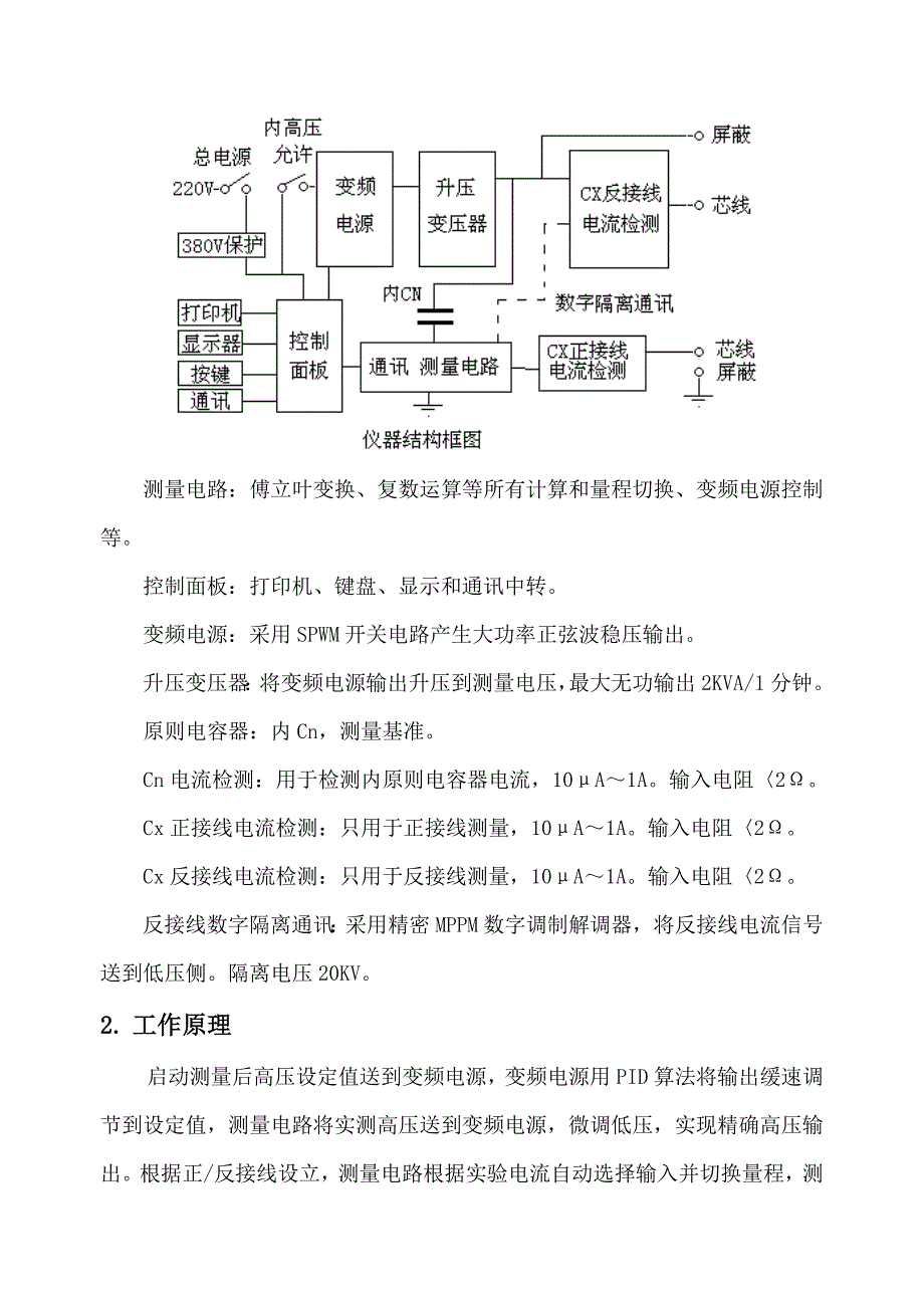 HTJS全自动抗干扰异频介损测试仪说明书_第4页