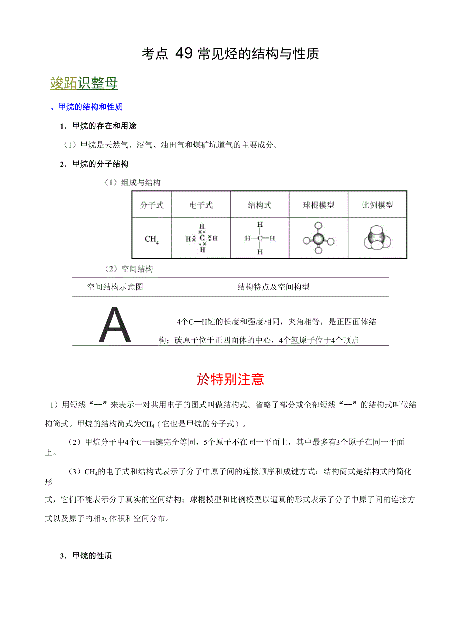 常见烃的结构与性质_第1页