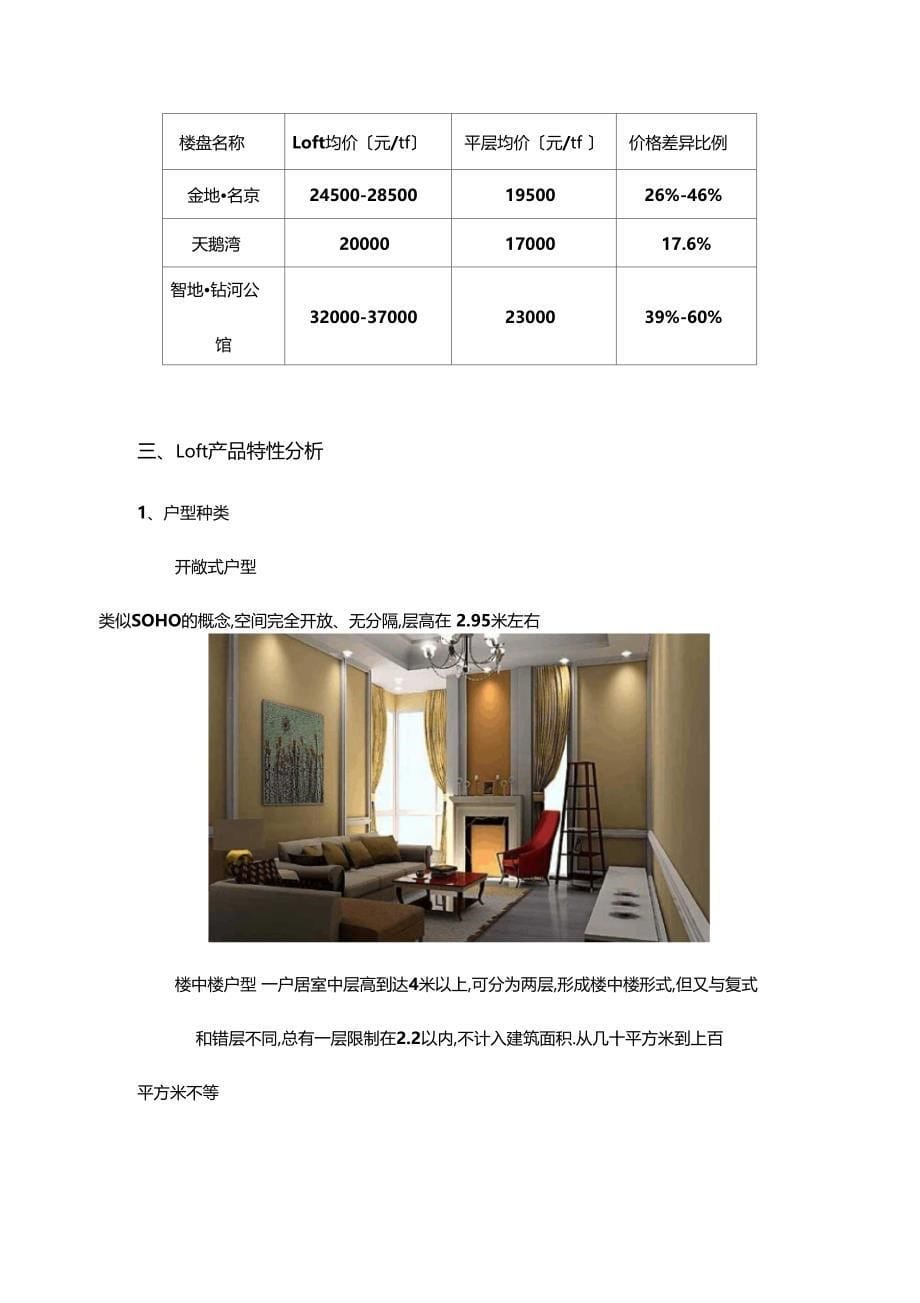 北京loft户型产品研究报告_第5页