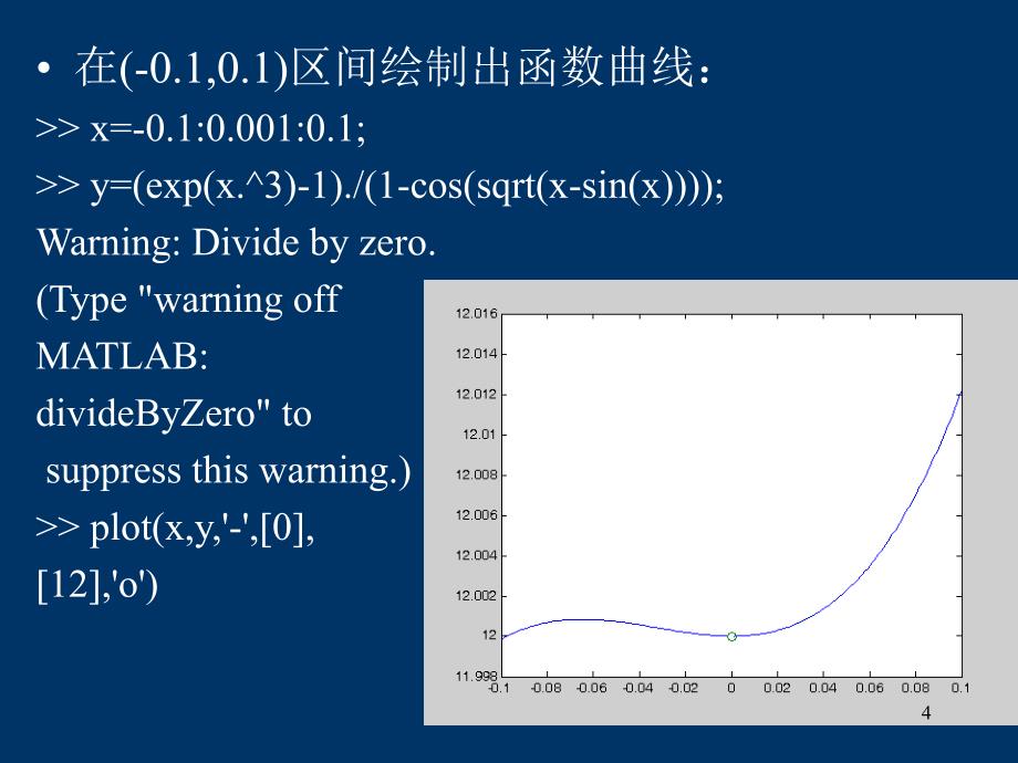 MATLAB微积分问题的计算机求解PPT优秀课件_第4页