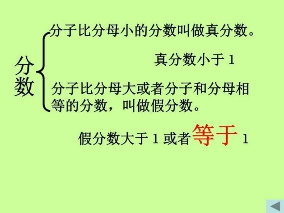 精品人教版小学数学课件真分数和假分数可编辑_第5页