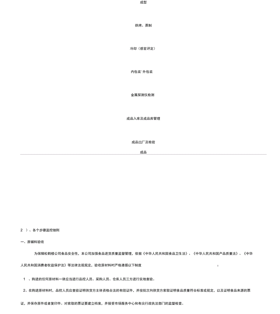 食品厂品质监管流程_第2页