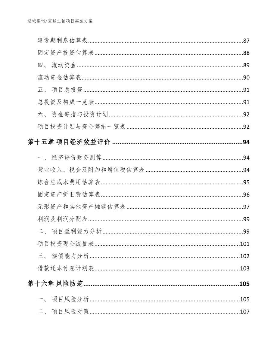 宣城主轴项目实施方案_第5页