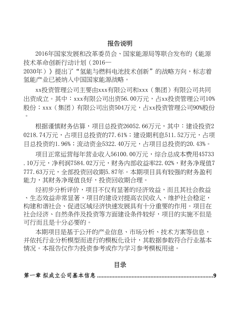 秦皇岛关于成立分子筛公司可行性研究报告(DOC 96页)_第2页