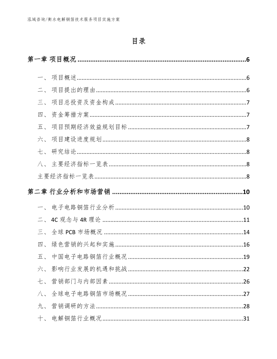 衡水电解铜箔技术服务项目实施方案_第2页