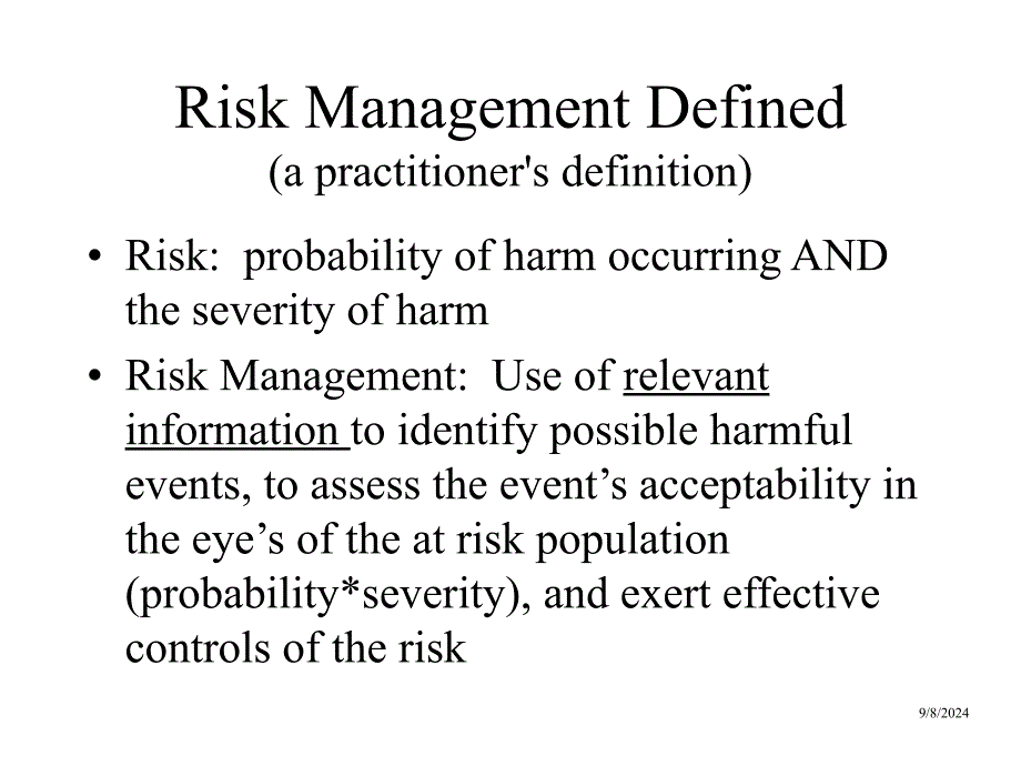 Risk Management for Medical Devices - ASQ Raleigh：医疗器械的风险管理——ASQ罗利_第3页