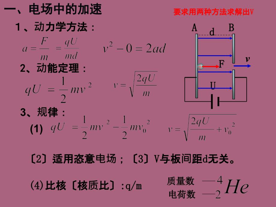 加速电场思路ppt课件_第2页