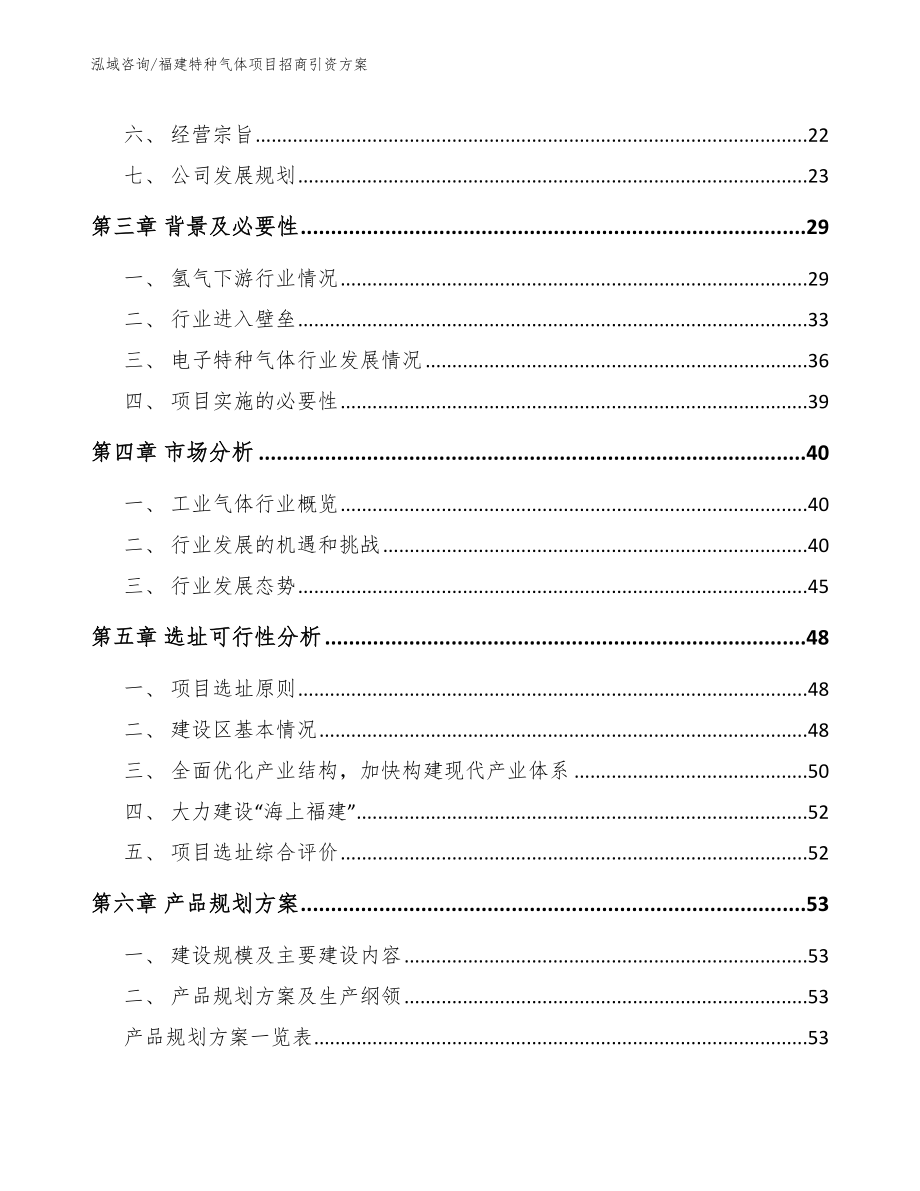 福建特种气体项目招商引资方案_第2页