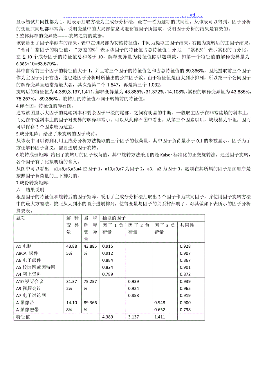 SPSS探索性因子分析的过程_第3页