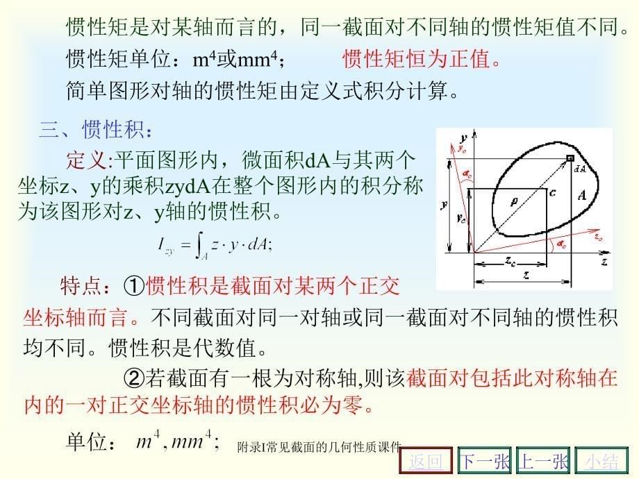 附录常见截面的几何性质课件_第5页