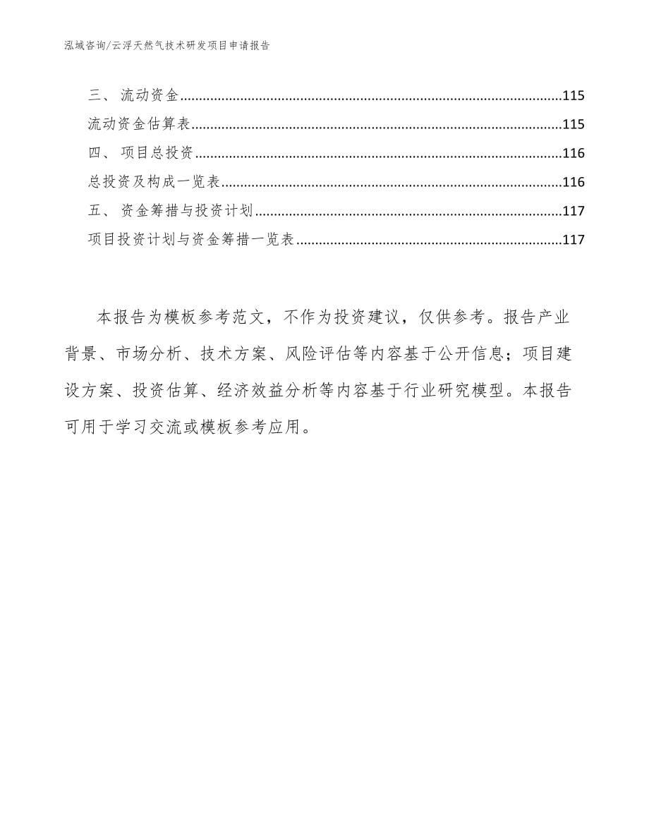 云浮天然气技术研发项目申请报告_第5页