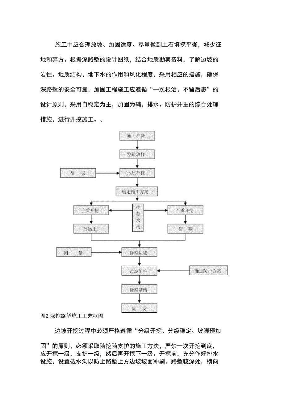 深路堑高边坡开挖专项施工方案_第5页