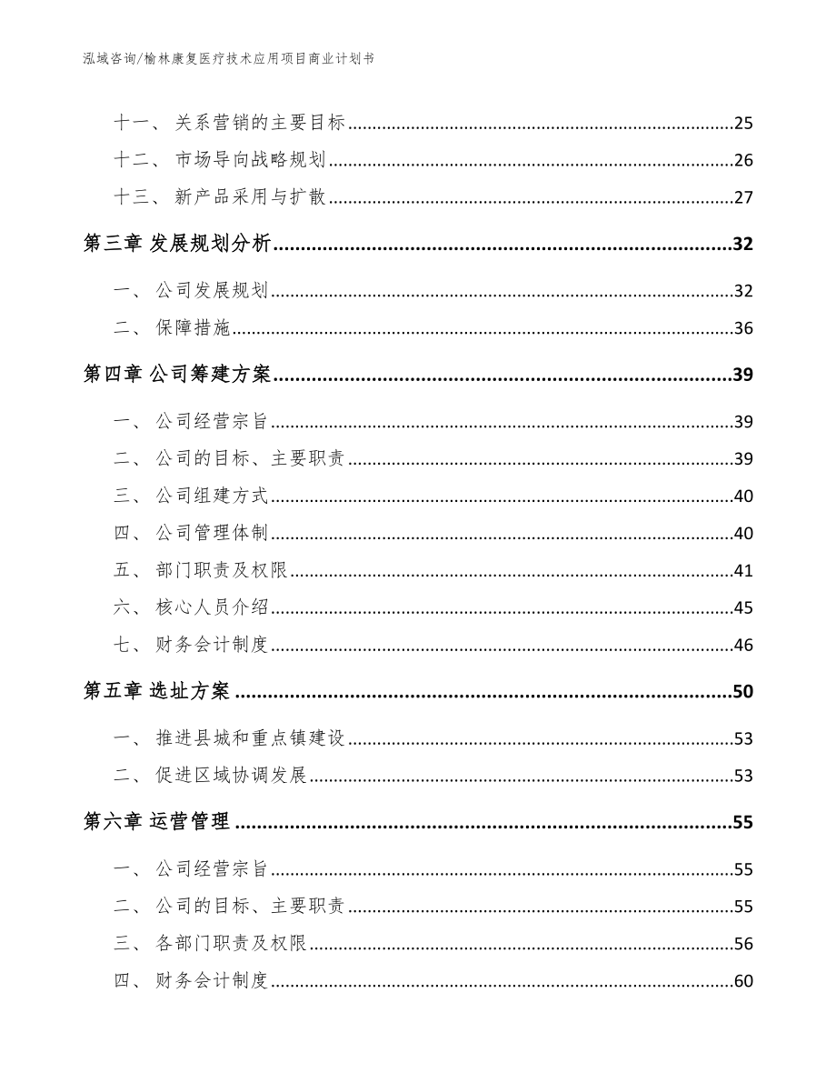 榆林康复医疗技术应用项目商业计划书_第2页