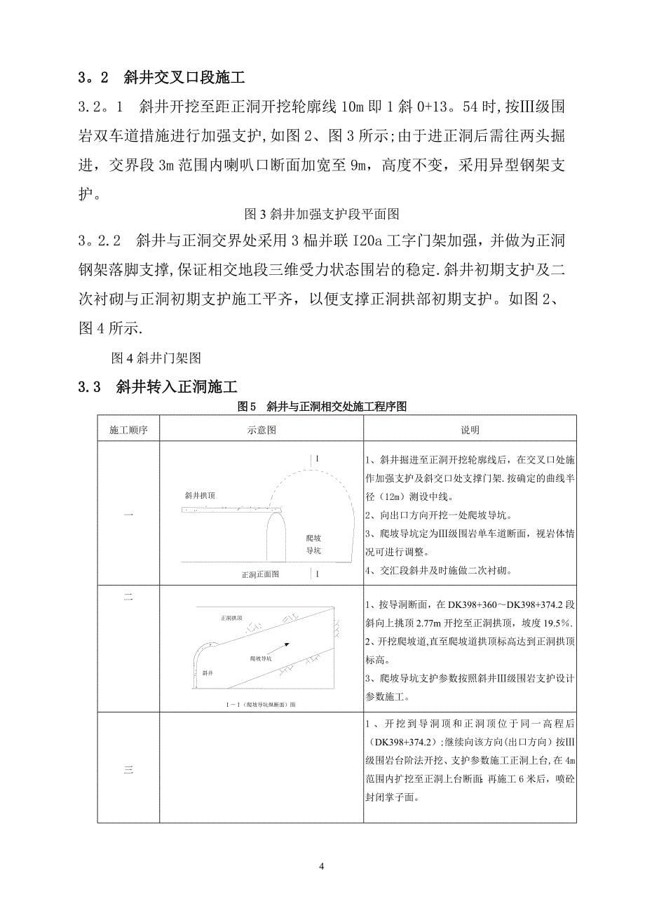 隧道斜井转正洞施工方案-(小导洞爬坡法)_第5页