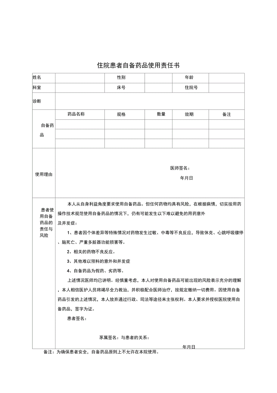 自备药品管理制度_第2页