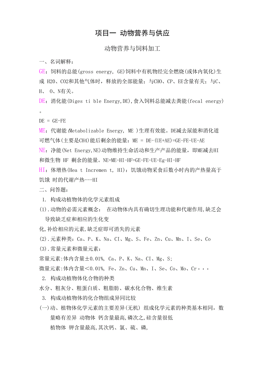 饲料与营养学_第1页