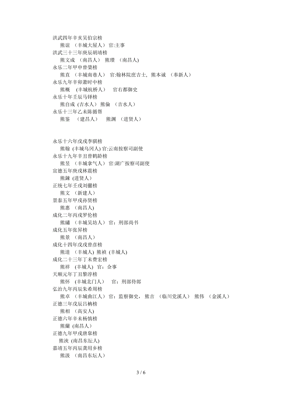 江西熊氏进士榜_第3页