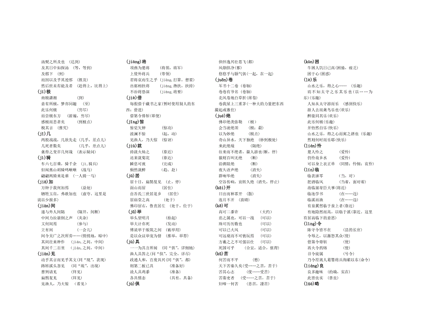 初中文言文专项复习之一词多义.doc_第4页