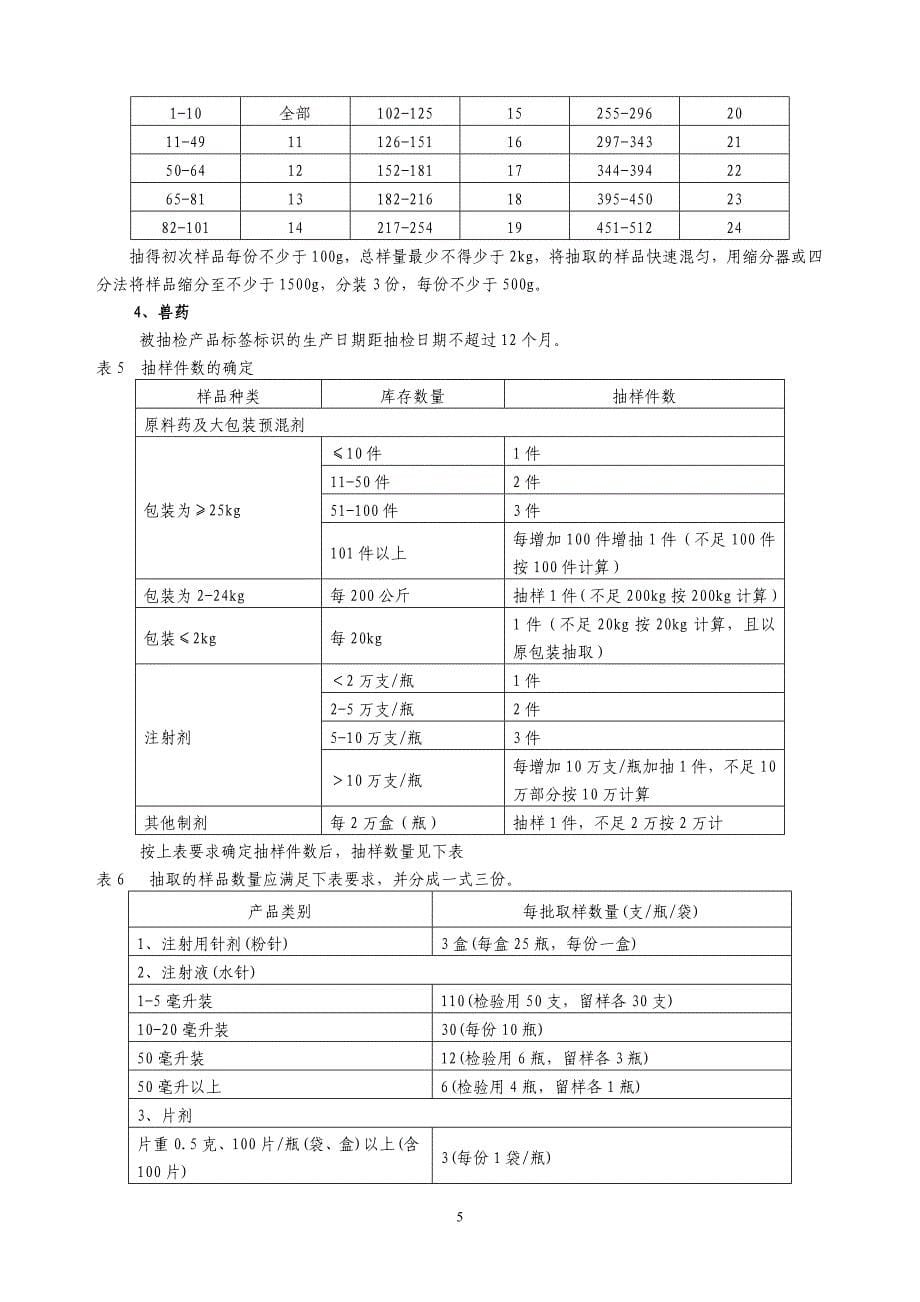 农资产品抽样办法_第5页