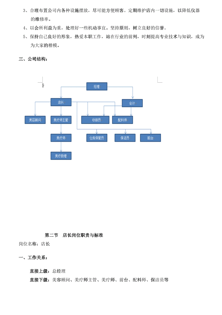 美容岗位职责与标准篇_第2页