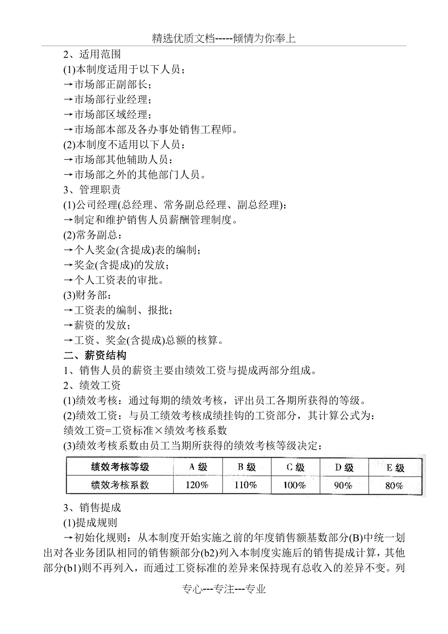 外贸公司薪酬体系设计案_第2页