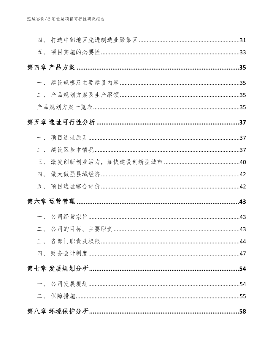 岳阳童装项目可行性研究报告_第3页