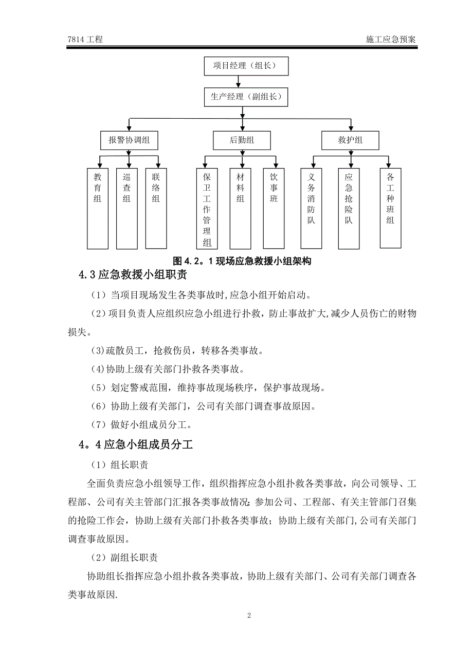 施工现场各项应急预案45850_第4页