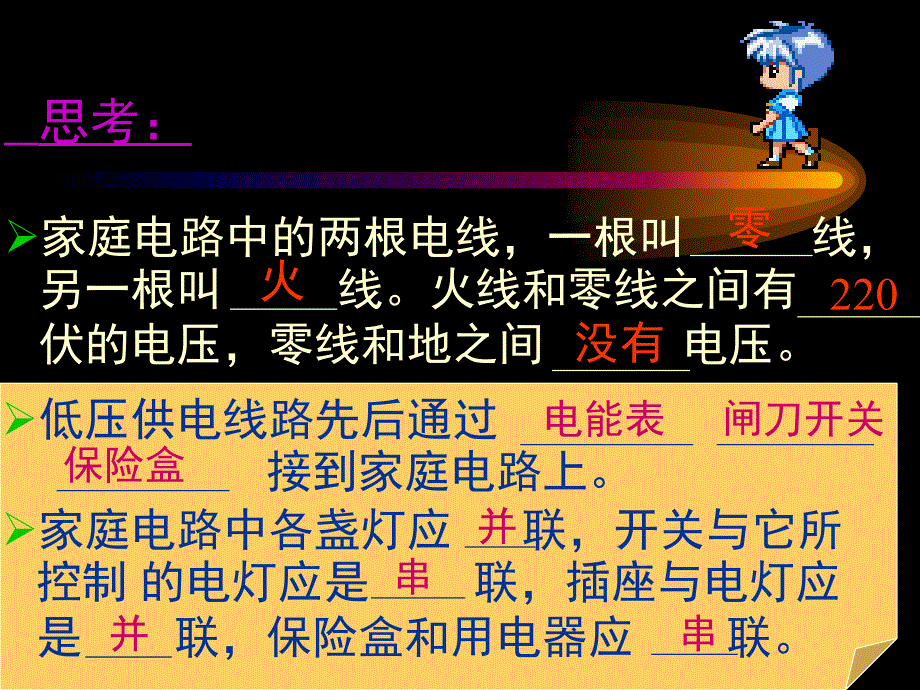 中考复习家庭电路及安全用电课件_第3页