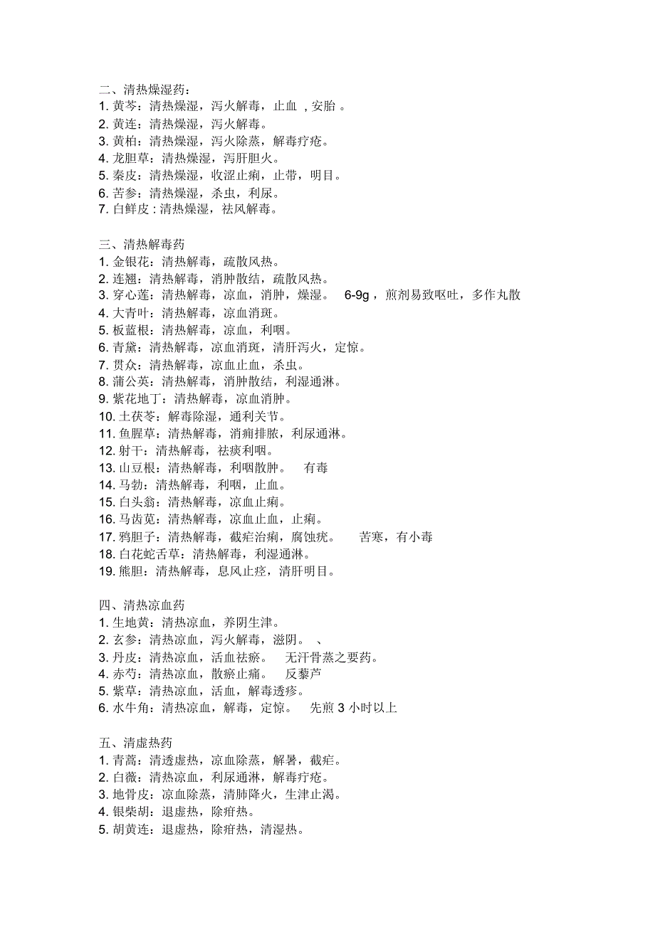 完整版中医执业医师考试中药学总结_第2页