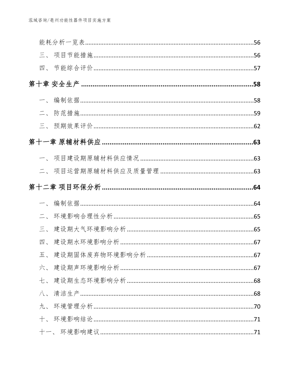 亳州功能性器件项目实施方案模板_第3页