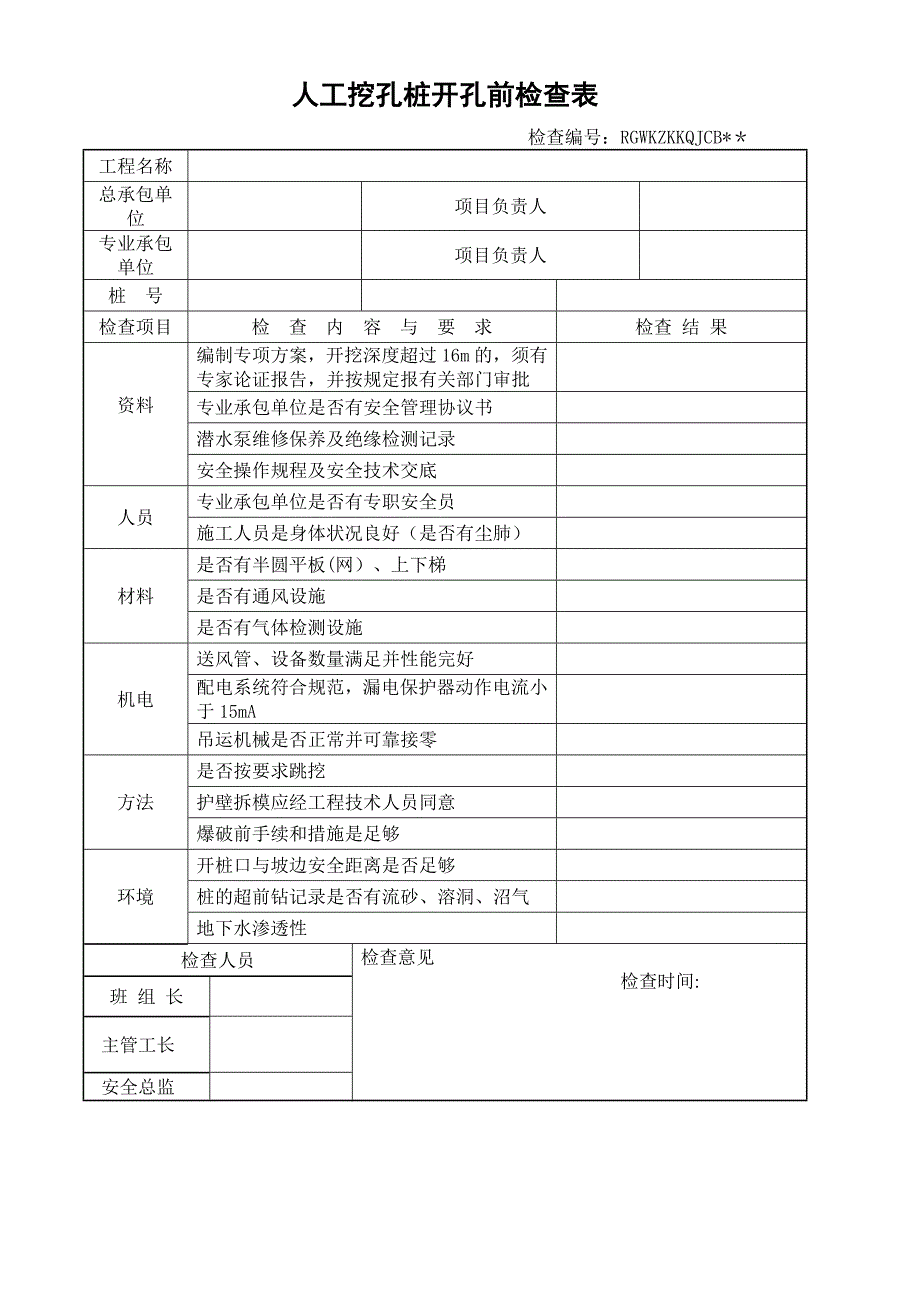 危险性较大工程验收表_第4页