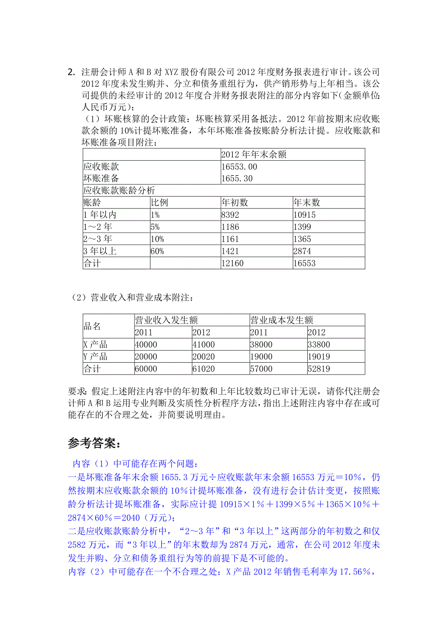 2014审计(下)主观题(答案)_第3页