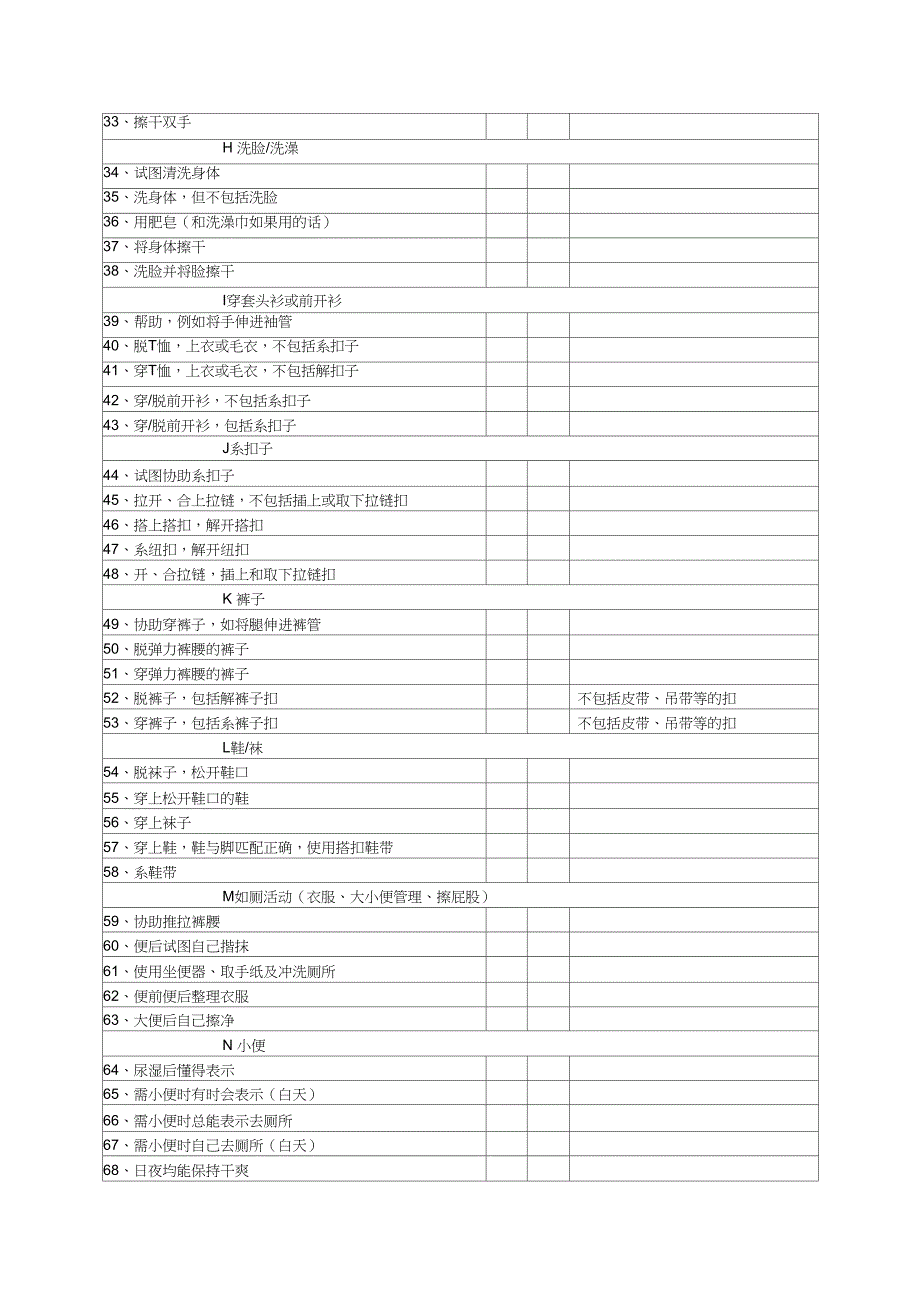 儿童能力评估量表PEDI拍迪_第3页