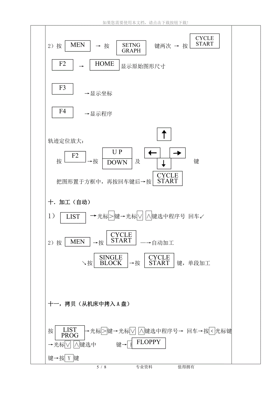 哈斯加工中心面板操作教学案_第5页