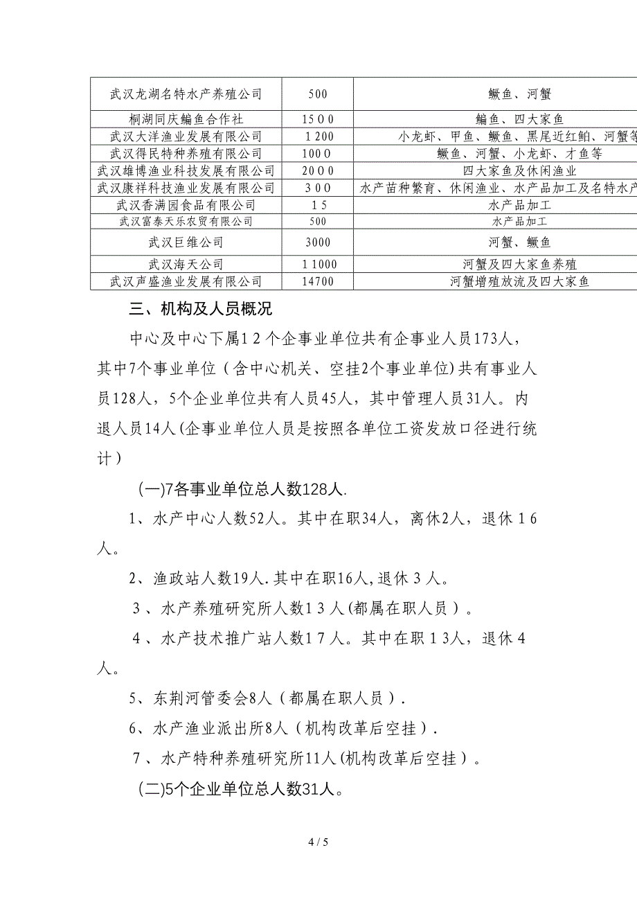 蔡甸区水产养殖基本情况概要_第4页