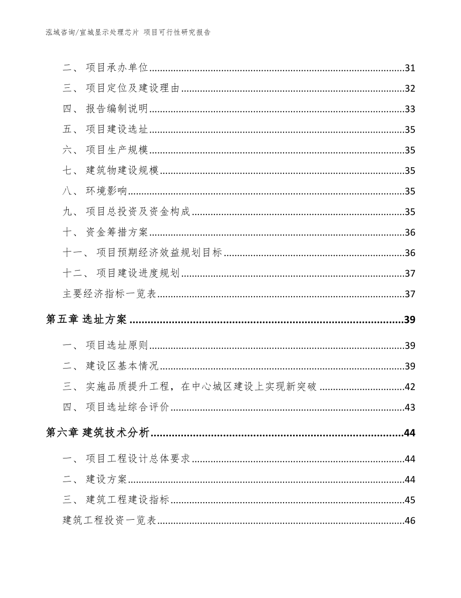 宣城显示处理芯片 项目可行性研究报告_第3页