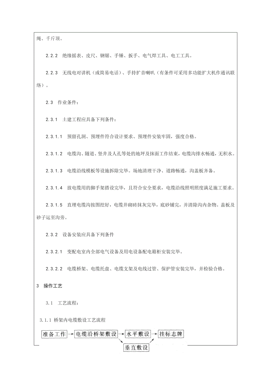 电缆敷设安全技术交底_第2页