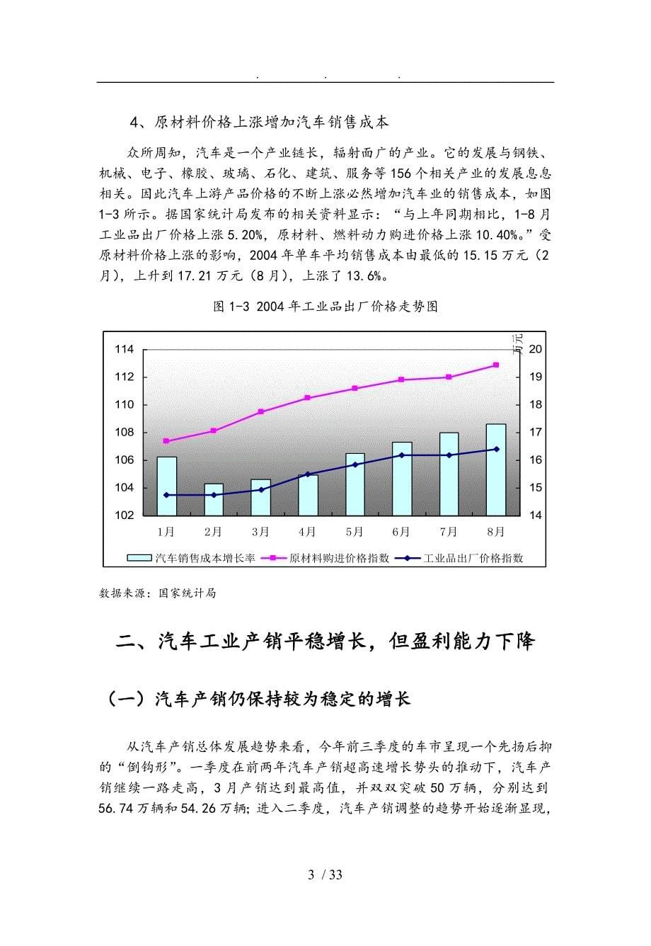 汽车行业发展分析报告文案_第5页