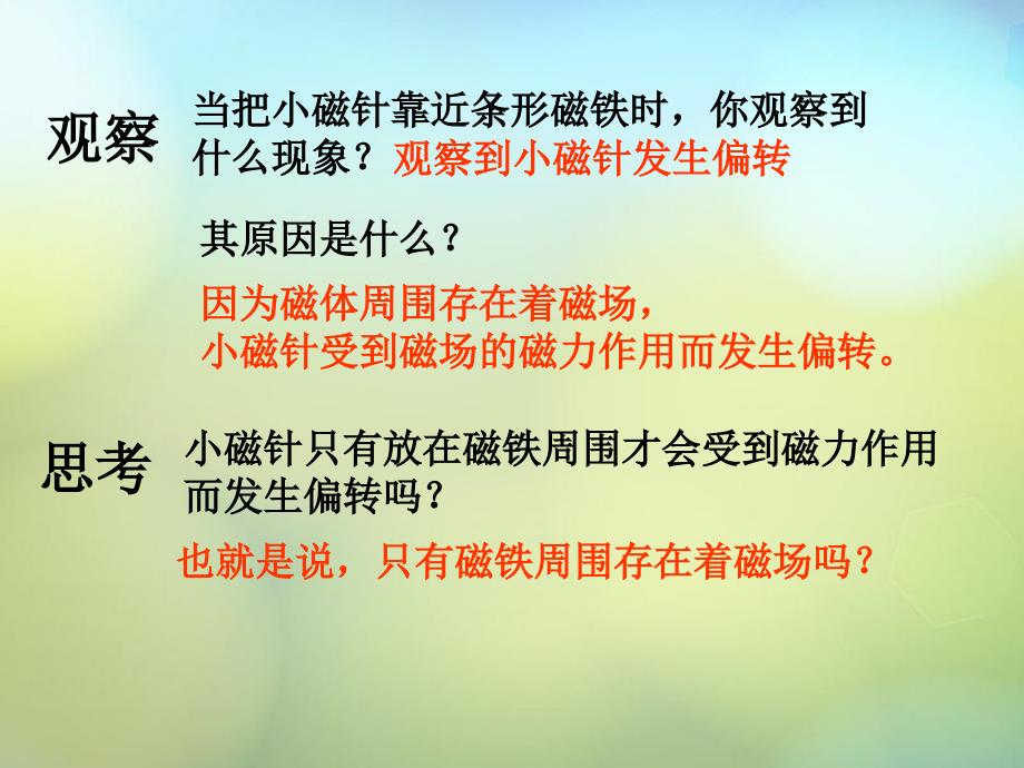 苏科版物理九年级下册162电流的磁场课件_第1页